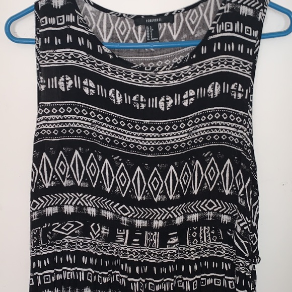 forever 21 size S sleeveless tribal sundress - Picture 4 of 7